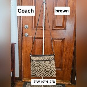 authentic Coach crossbody purse